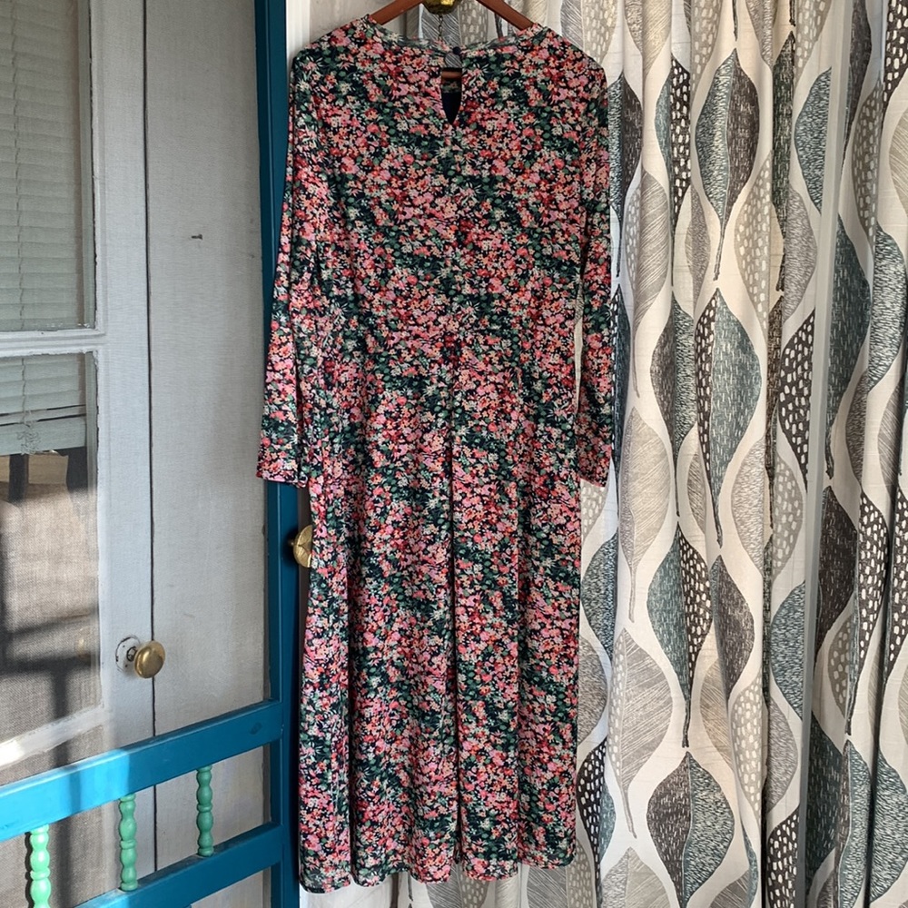 ✨ Anthropologie Fiona Maxi Dress Sz MP - Picture 8 of 11